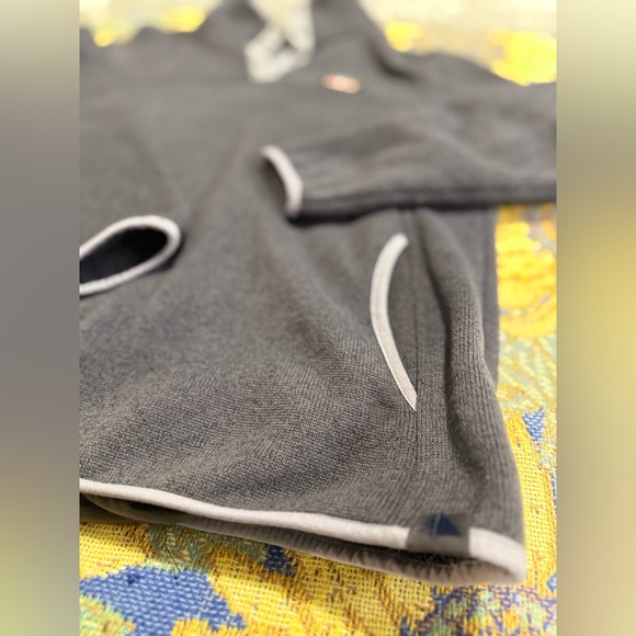 L.L. Bean Charcoal Women's Cowl Neck Sweater - Picture 3 of 3